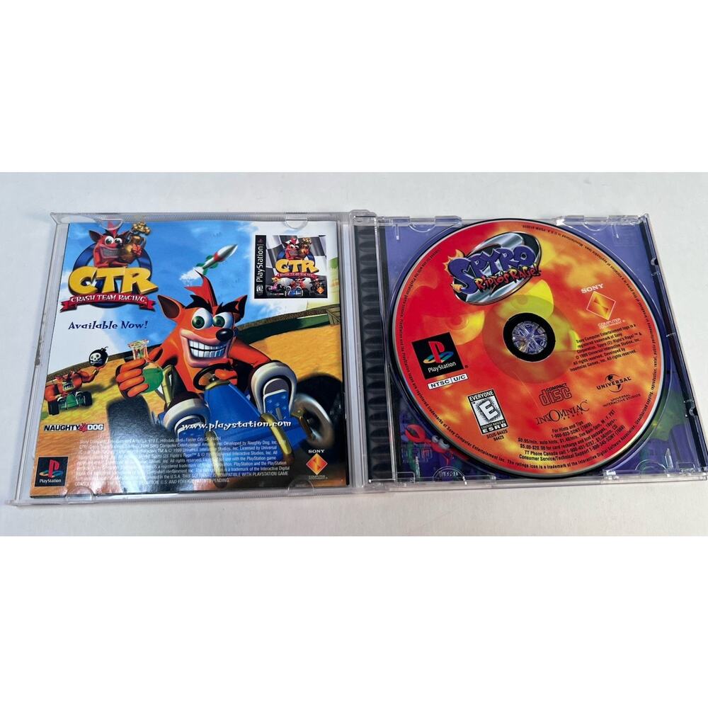Spyro Ripto's Rage PlayStation Manual Included Black Label Tested - Picture 2 of 4